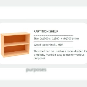 PARTITION SHELF