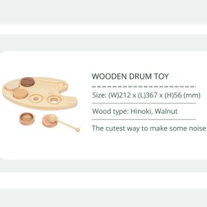 Wooden Drum Toy