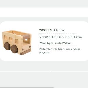 Wooden Bus Toy
