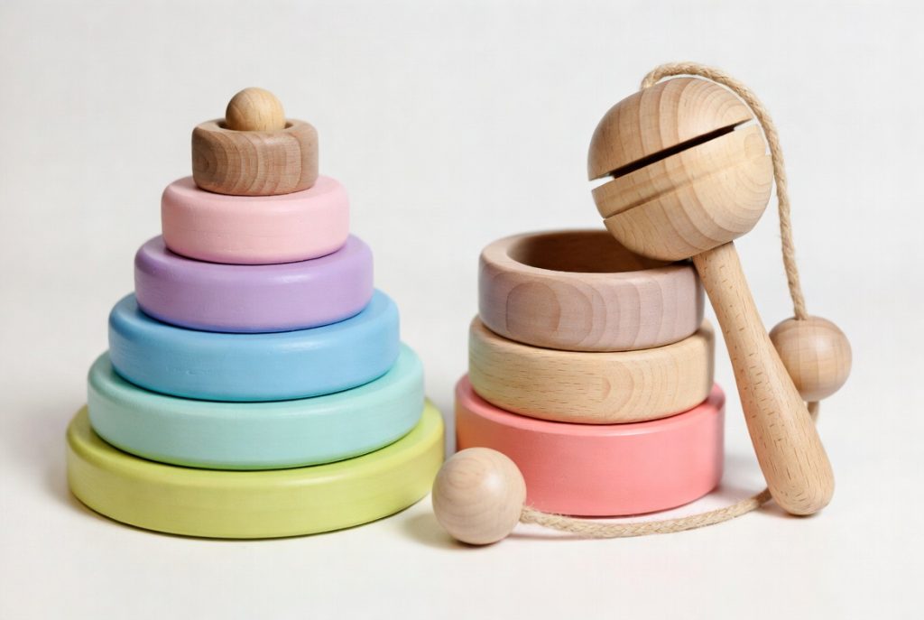 wooden sensory toys