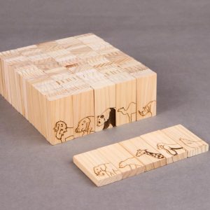 Wooden Animal blocks Antedu